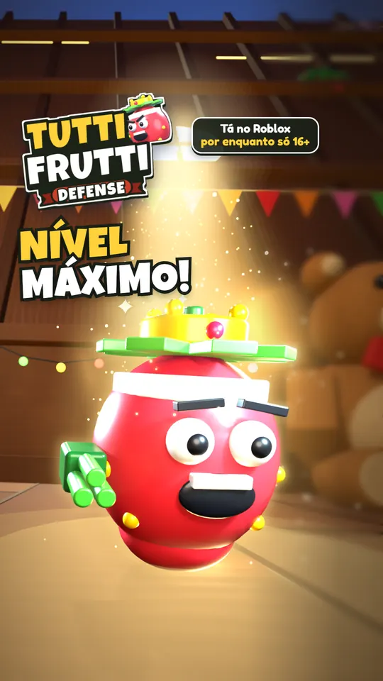 Max level scene re-rendered upright, with the title NÍVEL MÁXIMO (max level)